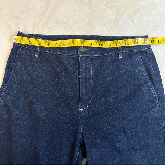 LRL Ralph Lauren | Straight Leg Mid Rise Dark Jean | Side Seam Pockets | Size 6 - Picture 8 of 9